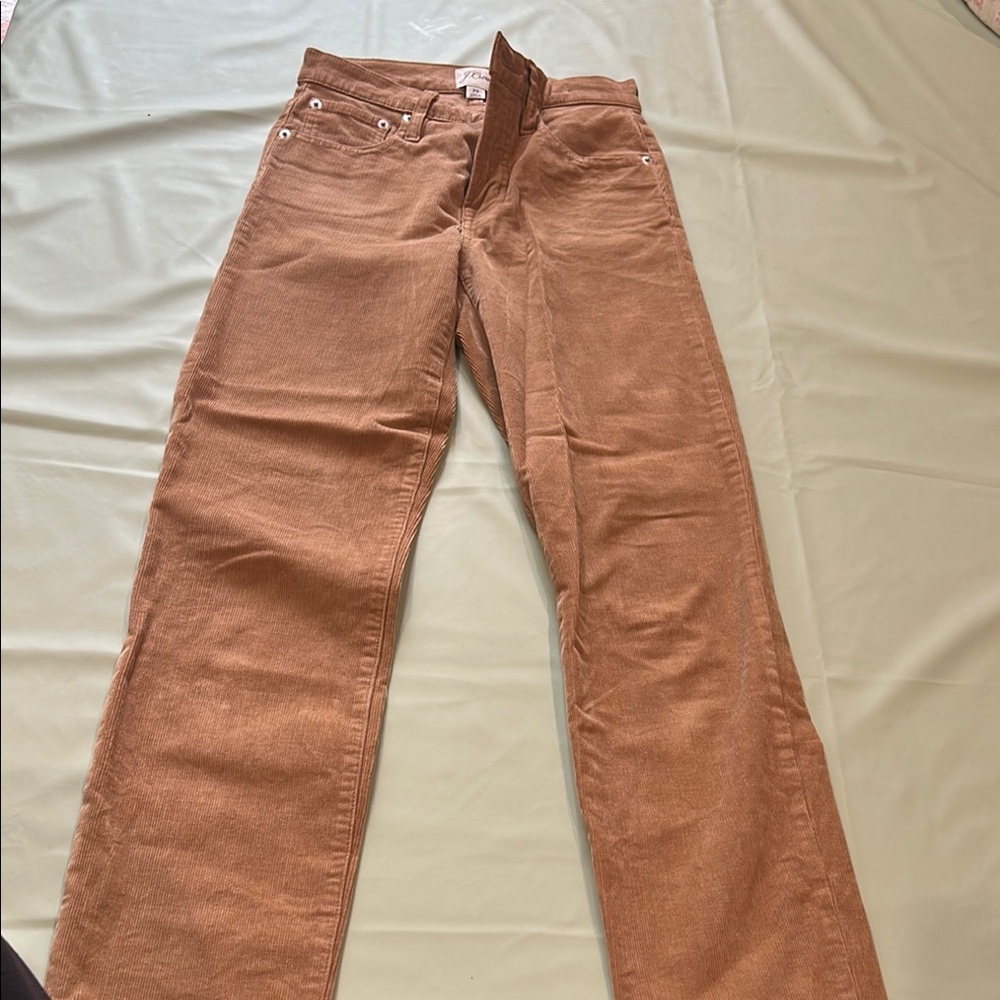 J. Crew Tan Corduroy Pants vintage slim straight